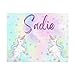 Hiding Place Boutique, Handmade Personalized Unicorn Child Name Puzzle, Pink Purple Glitter Princess Jigsaw Game, Custom Kid Birthday Girl Horse Castle Rainbow Magical Fantasty Pony