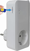 Smart plug without internet/WiFi (requires GSM / 4G SIM card) | with temperature sensor and programmable / operable with SMS/APP/call | Failure warning/current recovery |
