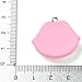 Gelirda 30Pcs Flatback Kiss Lip Dangle Charms Resin Creative Mouth Shaped Pendants Valentine Pink Lip Decorative Charms for Jewelry Crafts Making Supplies