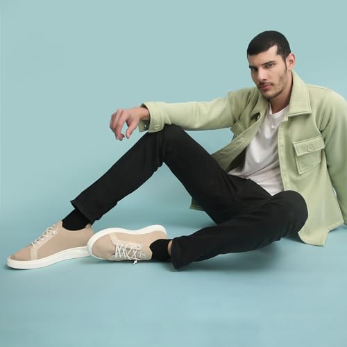 Image of YOHO Trip Sneakers for Men | Stylish Casual Shoes with Elastic Laces | Comfortable, Stretchable & Ultra-Lightweight | Premium Breathable Mesh Fabric
