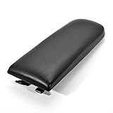 LOOYUAN Black Leather Center Console Armrest Covers Caps Latch Lip For 99-04 Volkswagen VW Golf Jetta Bora Mark 4 GTI R32 Polo 9N 9N3 Passat B5 Skoda Lavida 1999 2000 2001 2002 2003 2004