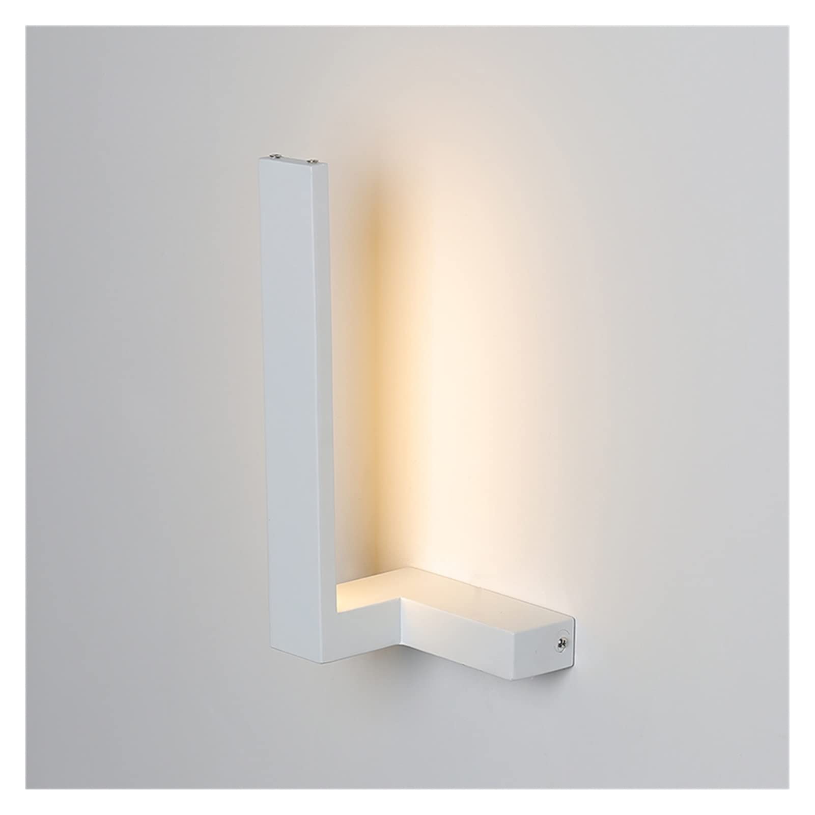 VDOQTLJT Wall lamp 30x15cm 10W Minimalism Modern Led Light Compatible with Bedroom Bedside Corridor White Or Black - Lamp Sconce Fixtures LED Chandelier(Whiteleft,WarmWhite)