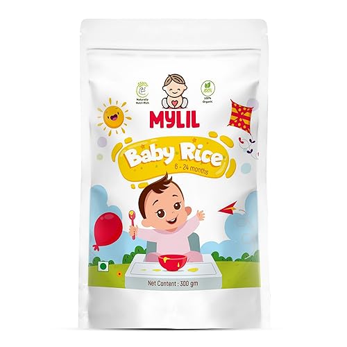 Mylil Baby Rice (300 gms) | 6 to 24 months | 100% Organic, Zero toxins & No GMO | Healthy Weight Gain | Easy to digest | Rich in nutrients (B0C5QGQGRK) Amazon Price History, Amazon Price Tracker