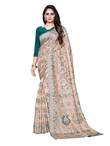 Image of AKHILAM Women's Cotton silk Woven Design Saree With Unstitched Blouse Piece(COTFLW09 Parent)