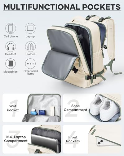 Image of coofay Vacuum Backpack Travel with Pump Vacpack Travel Backpack with Vacuum System Compression Backpacks