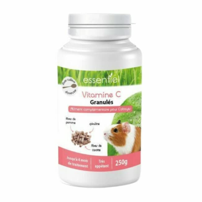 Agecom - E.Vitamine C en Granulés pour Rongeur 250 G