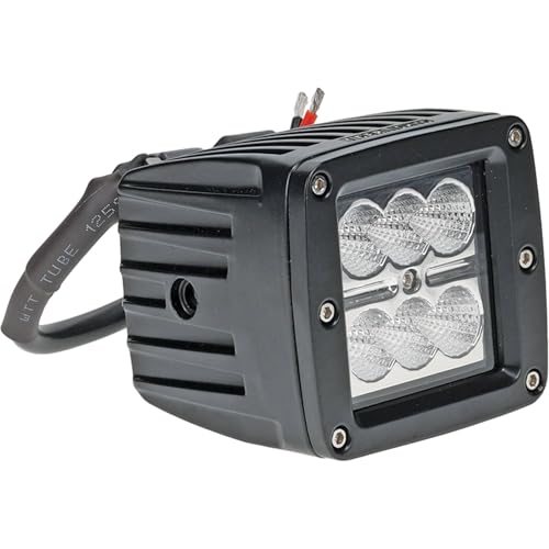 TIGERLIGHTS TL205F - Haz de inundación Cuadrado LED de 12 V, 1.5 amperios, 1350 lúmenes, Incluye Accesorios de Acero Inoxidable y Soporte de Montaje, luz Todoterreno de inundación