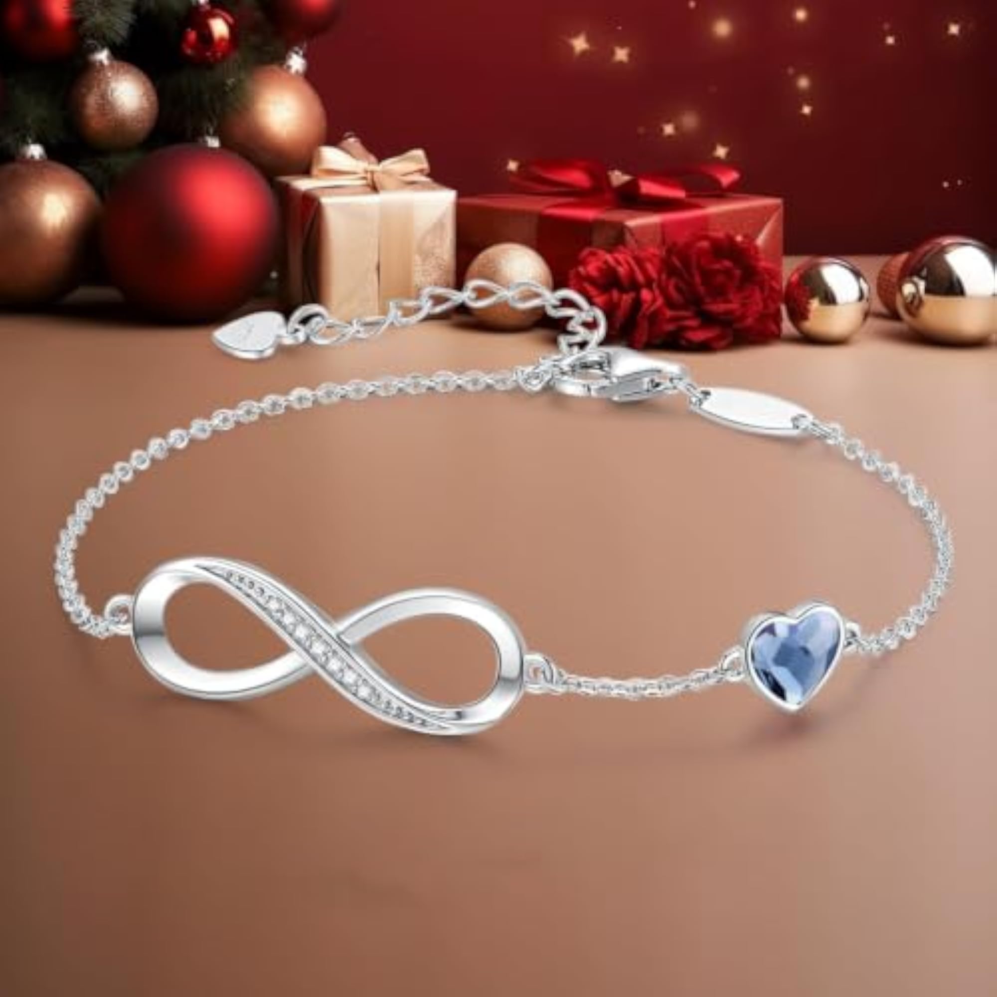 Women's Celebrity Inspired Crystal Heart Bracelet