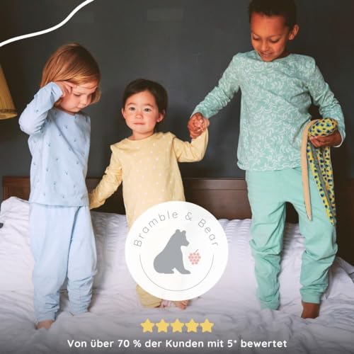 Bramble & Bear (3/6er-Pack) kurzärmelige Baby-Bodys – Unisex Baby-Bodys aus Bio-Baumwolle für 0 bis 3 Jahre