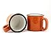 Marble Creek Ceramic Campfire Mug, 15oz - Set of 4 (Burnt Orange)