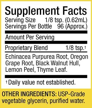 Miniatura 2 de Cedar Bear El sistema inmunitario se apaga. Para niños, un suplemento herbal líquido que apoya y activa la respuesta del sistema inmunológico en