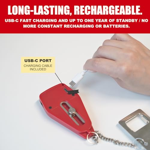 SecurityMan Fechadura de porta portátil para hotéis, apartamentos e viagens - Fechadura de porta de