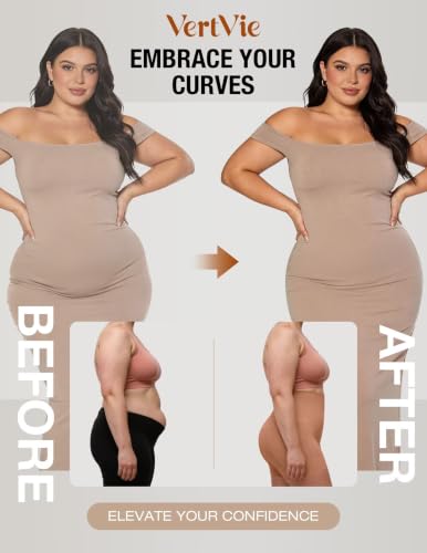 Image of Vertvie Tummy Control Shapewear Shorts High Waisted Butt Lift