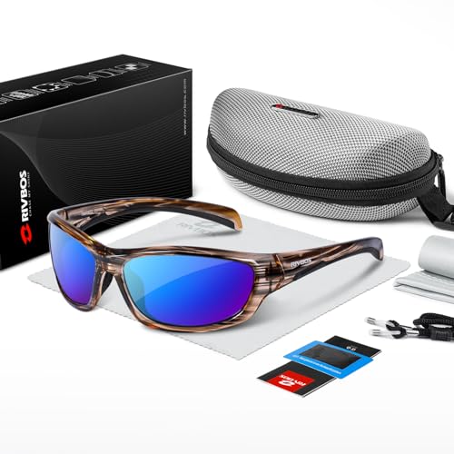Image of RIVBOS Sunglasses for Men Women Polarized UV Protection Sports Fishing Driving Shades Cycling RB833