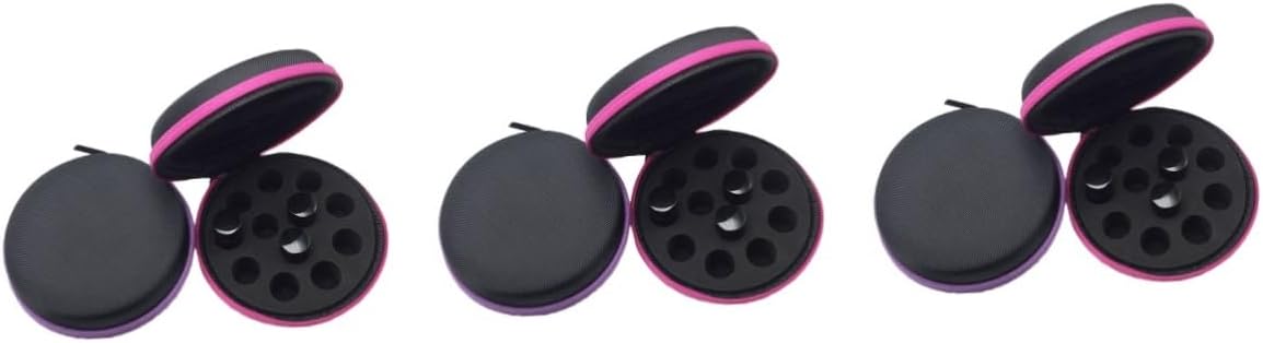 balacoo 6pcs Storage Case Portable Holder for Oils Shockproof and Easy to Carry Random Color for Travel and Storage