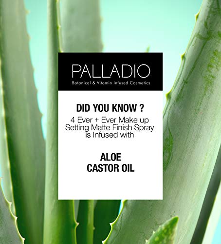 Palladio 4 Ever and Ever Spray Fijador de Maquillaje, Fijador de Maquillaje de Larga Duración, Fija y Sella Instantáneamente el Maquillaje para un Uso Duradero durante Todo el Día, Matte Finish - imagen 5