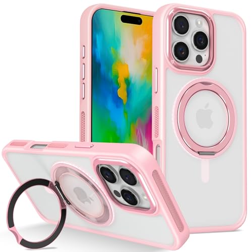 Funda iPhone 15 Pro Max con anillo de 360 grados anticaídas