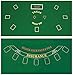 Da Vinci 2-Sided 90cm x 180cm Texas Holdem & Blackjack Casino Felt Layout