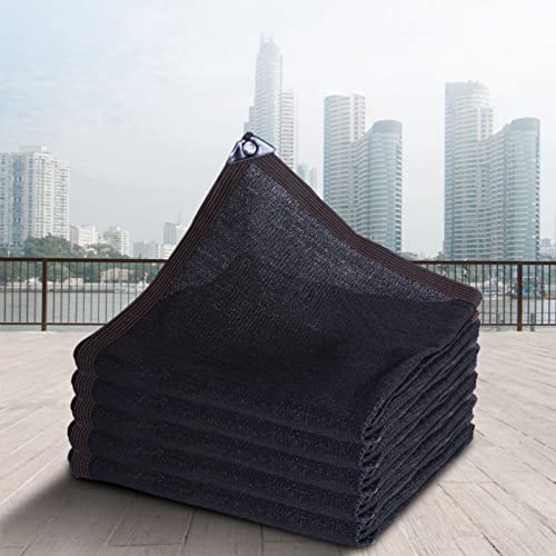 Meiping910226 Malla Sombreadora 95% Sun Net Solar Sombra Paño Sun Net Transpirable Tela De La Sombra del Sol para Patio Piscina Jardín, Negra (2×2m(6.56×6.56ft)) Cover