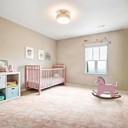 Image of 10x14 Area Rugs for Living Room: Large Soft Washable Rug Modern Aesthetic Floral Carpet Low Pile Non-Slip Stain Resistant for Bedroom (Beige Pink, 10'x14')