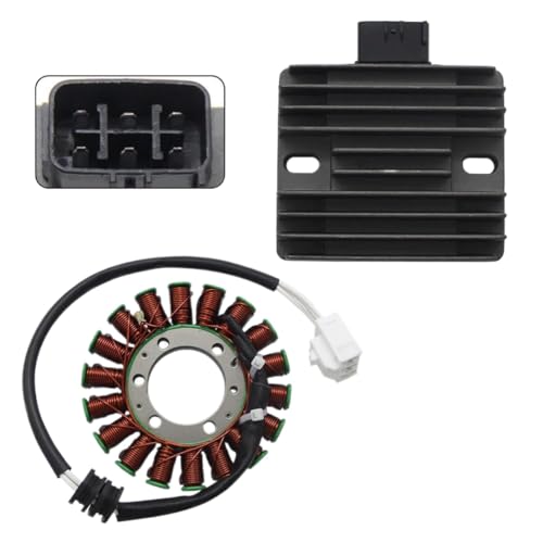 Bobina de estator magnético y regulador de voltaje compatible con YZF R6 2006-2016 3