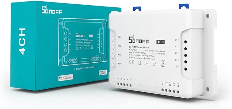SONOFF 4CHR3 4 Kanallı Akıllı Röle | 4CH-R3