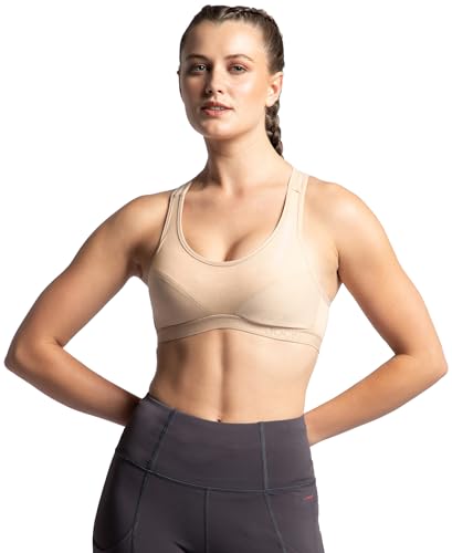 Image of Jockey 1378 Active Bra | Wirefree | Padded | Full Coverage | Racer Back | Super Combed Cotton Elastane Fabric