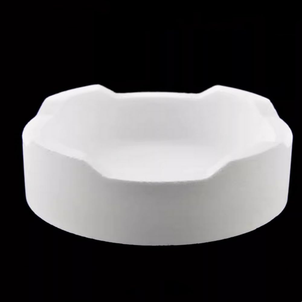 Płyta do spiekania cyrkonu o wysokiej czystości — okrągłe krążki ze spieku Zestaw pokryw tygla do zastosowań wysokotemperaturowych(100x30mm with Lid)