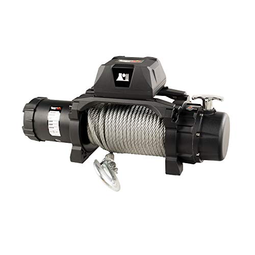 Rugged Ridge Trekker Winch 10,000 LBS Cable IP68 miniatura 2