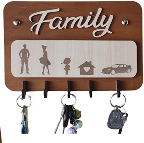 Unique Key Stand KIWA Unique Home Decor Unique Stylish Wooden Key Holder for Wall Decor ...