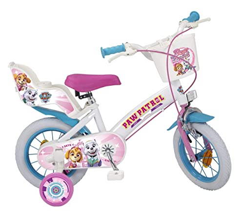 12" 12 Zoll Disney Kinder Mädchen Fahrrad Kinderfahrrad Mädchenfahrrad Rad Bike Paw Patrol Weiss WEIß Cover