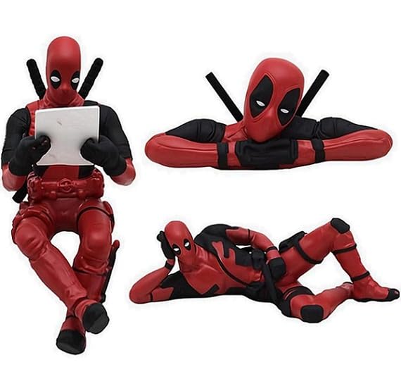AUTO MT 3PC Figurine Set,Accessories for Car Dashboard Decor,Dead Pool Action Figures for Interior Decoration, Desk & Home,Cute Collectible Showpiece Gift for Car Decor Lovers-image-6