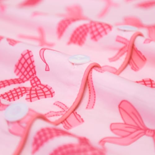 Image of Ammiko Womens Pajamas Set Y2k Loungewear Pajama Button Down Top and Shorts Monkey Beach Short Sleeve Sleepwear Preppy