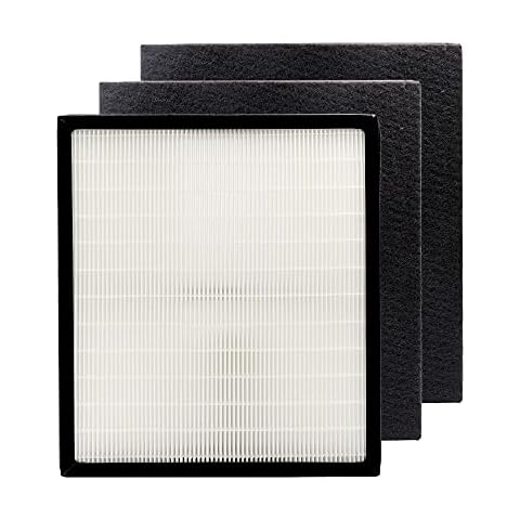 ATXKXE HEPA Filter and Pre Filter Compatible with Idylis D Replacement AC-2118 AC-2123 IAP-10-280, Model # IAF-H-100D, 1 HEPA Filter + 2 Carbon Filter Cover