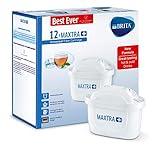 BRITA Maxtra+ Cartuchos para filtrado de Agua, Color Blanco, plástico, Blanco, 12 Unidades