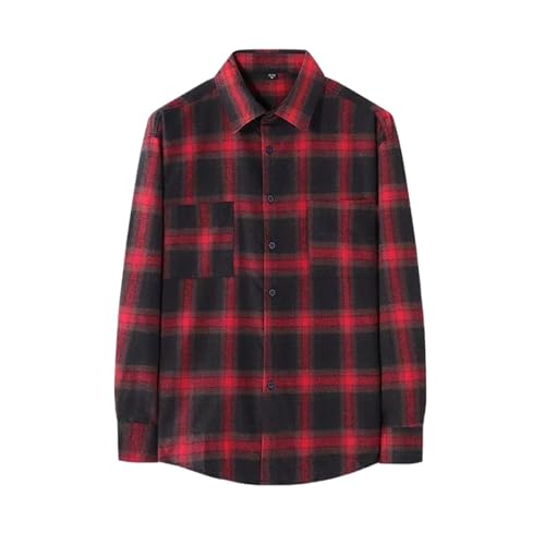 Chemise à carreaux homme tendance veste légère avec poche poitrine