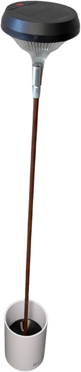 Standard Golf Illuminated Practice Wood Grain Rod Set – Solar-Lit Alignment & Target Rods for Putting Greens | Enhance Aim & Green-Reading | Ideal for Walkway Lighting, Garden Borders & Outdoor Décor