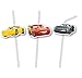 Produktbild 6 Trinkhalme * CARS 3 * von Disney für Kindergeburtstag oder Motto-Party // Party Straws Strohhalme Plates Motto Lightning McQueen Autos Rennautos Rennen