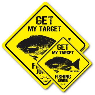 Amazon.co.jp: FS-007 釣りステッカー メジナ Bset グレ ステッカー 2