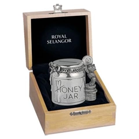Royal Selangor - Pewter Coin Box, Money Jar (in Gift Box) - Teddy Bears' Picnic Cover