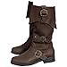 Caribbean Pirate Boots Adventure Footwear Halloween Costume Renaissance Medieval Cosplay