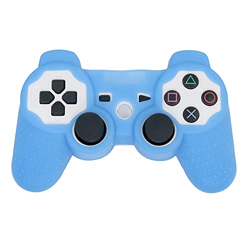 OSTENT Protetora Gel de Silicone Pele Macia Bolsa Capa para Controlador Sony PlayStation PS2 PS3 Cor