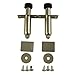 JDMSPEED New Stainless Chrome Door Poppers Trunk Popper Street Rod 2 PCS