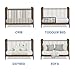 Delta Children Saint 4-in-1 Convertible Crib - Greenguard Gold Certified, Teak Brown