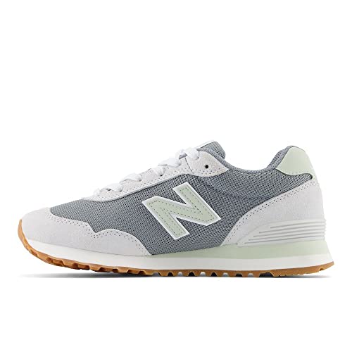 New Balance Women's 515 V3 Sneaker, Steel/Quartz Grey/Silver Moss, 5 M