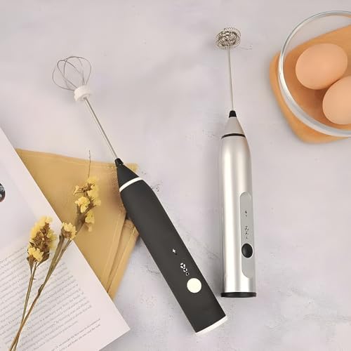 Mini Mixer Portátil Fuê Misturador Batedor De Bebidas Ovos Espumador De Leite Elétrico e Recarregáve