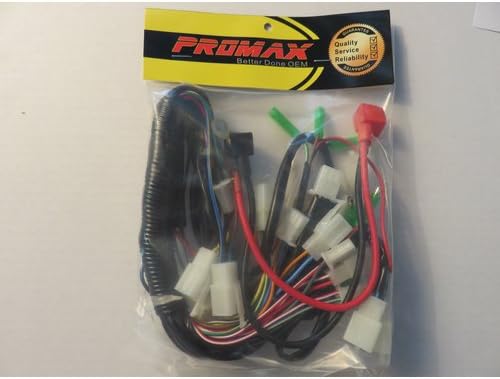 Close-up of the X-PRO Main Wire Harness components