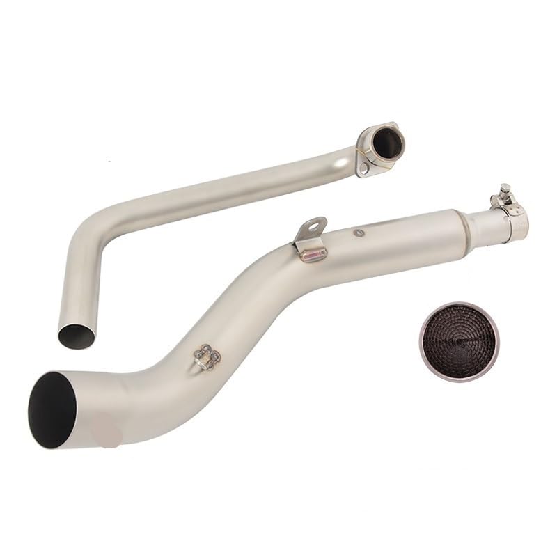 Escape Motocicleta ZT125 con catalizador y silenciador de 51mm para modelos U1 G1 Z1 y Z2