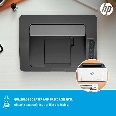 HP Laser 107w Wireless Black & White Laser Printer (A4/USB Printer)