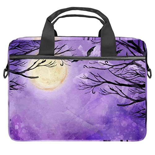 Sac à bandoulière pour ordinateur portable 13 13.3 14.5 pouces housse violette Branches